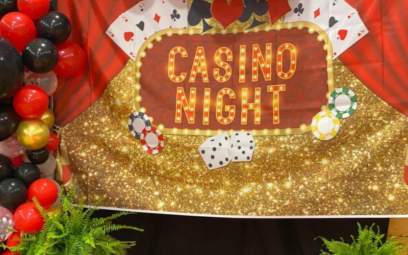 Casino night graphic