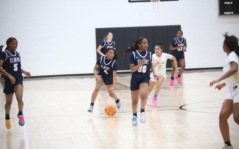 Kaylen Rucker dribbles the ball. (File photo by Bo Underwood)