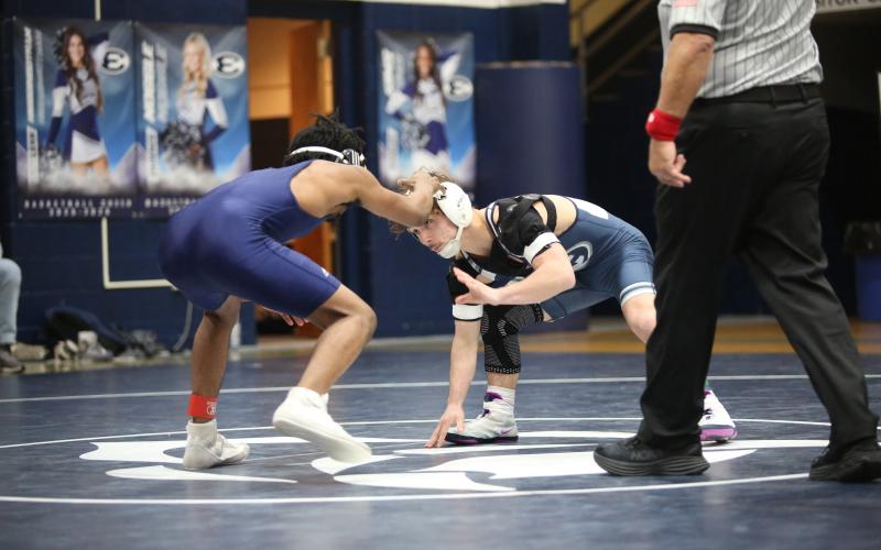 Lincoln Blackmon and Cruz Floyd earned area titles at AAAAAAA area traditionals. (File photos by Bo Underwood and Mark Wells)