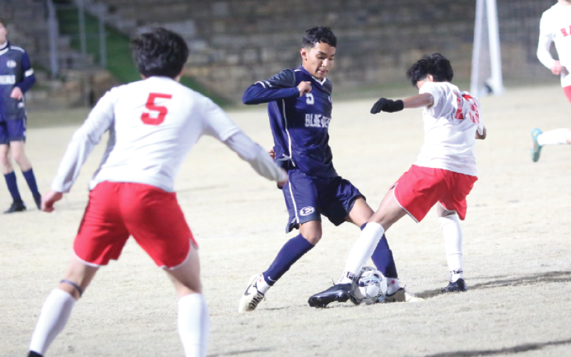 Ronny Medellin dispossess his opponent during the 2025 season. (File photo by Mark Wells)