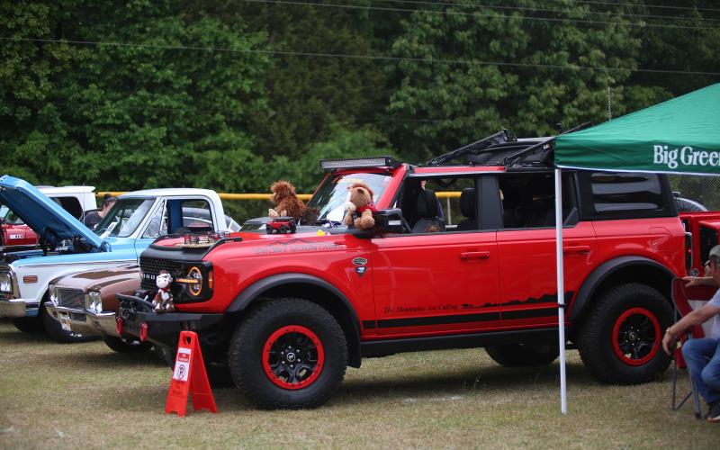 The Bowman Spring Festival and Terry Dalton Memorial Car Show had a wide variety of over 51 cars, jeeps or trucks in attendance April 25. (Photo by Mark Wells)