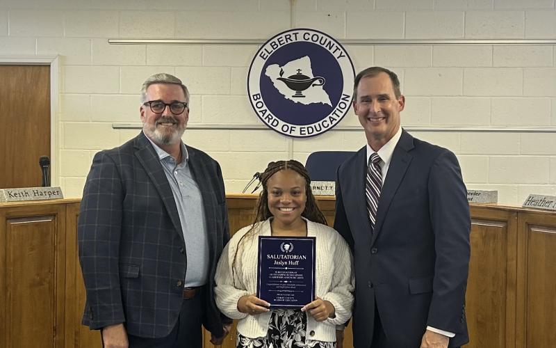 Jaslyn Huff is the Class of 2026 Elbert County Comprehensive High School salutatorian. (Photo by Bo Underwood)