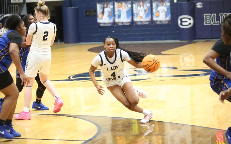 Kaylen Rucker was a perennial starter for Elbert County in 2025-26. (Photo by Bo Underwood)