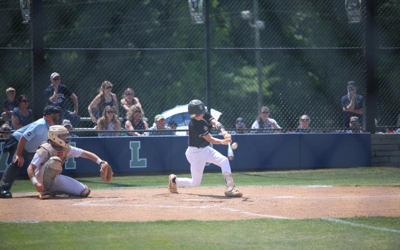 Sam Amabile led Elbert County in hits as a senior with 41 on the season. (Photos by Bo Underwood)