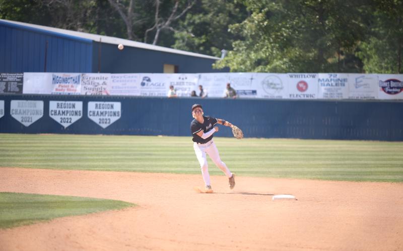 Brayden Ingram hit .347 and finished third on the team in runs with 35 as a senior. (Photo by Bo Underwood)