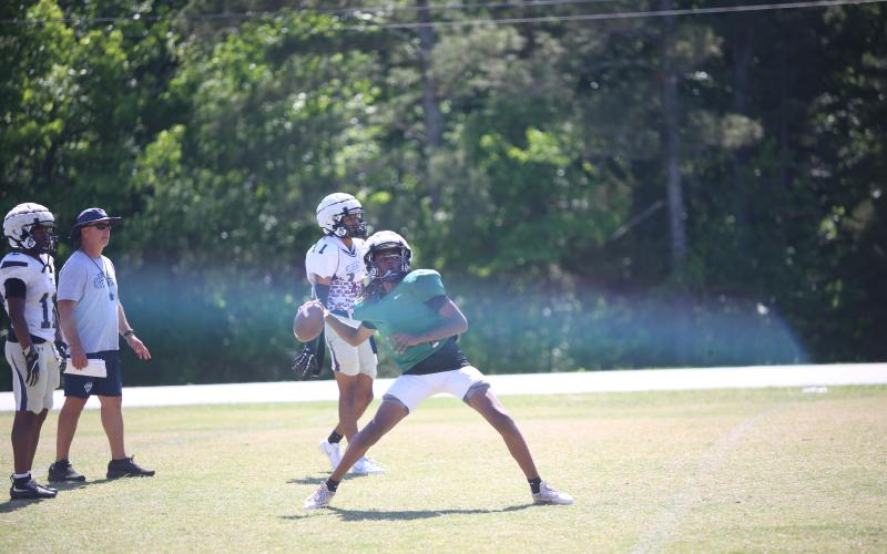 The Elbert County football team held spring practice last week to prepare for the 2026 football season. The Blue Devils went 5-7 last season, beating Oglethorpe in the first round of the playoffs before falling to Gordon Lee in a close 17-12 loss in the next round. This will be the team's second season under head coach Andy Dyer. (Photos by Bo Underwood)