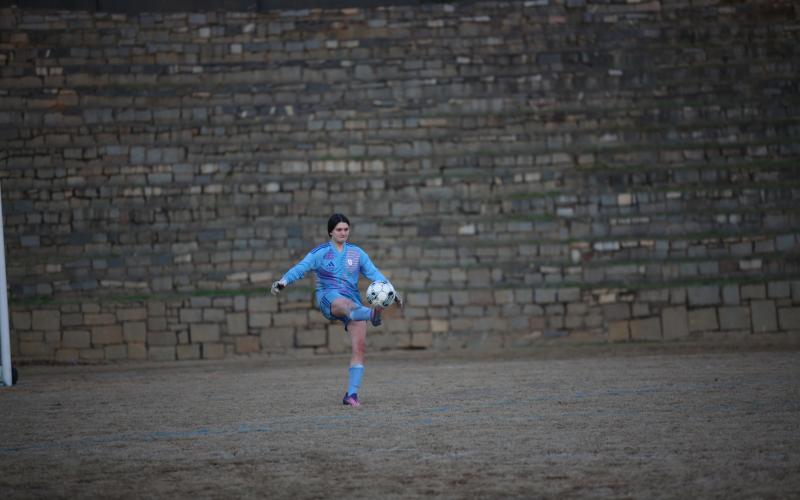 Kendall Hudson was an All-Region honorable mention selection for Elbert County girls' soccer this season. (Photo by Bo Underwood)