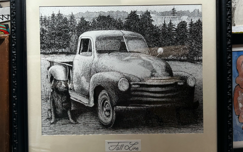 Lee Wells' original illustration will be featured at the event at the Elbert County Public Library May 30. (Photo courtesy of Joe Samuel Starnes)