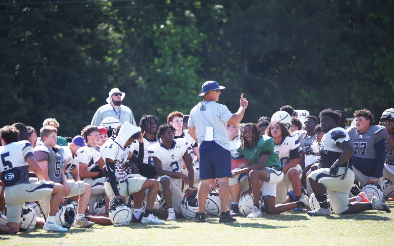 The Elbert County football team held spring practice last week to prepare for the 2026 football season. The Blue Devils went 5-7 last season, beating Oglethorpe in the first round of the playoffs before falling to Gordon Lee in a close 17-12 loss in the next round. This will be the team's second season under head coach Andy Dyer. (Photos by Bo Underwood)