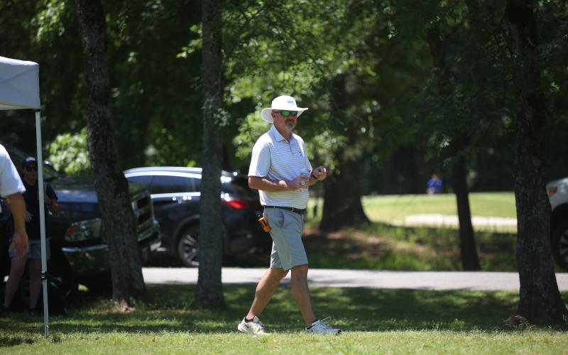 Larry Kesler roams the course during the GHSA Class A Division 1 championship May 18. (Photo by Bo Underwood)