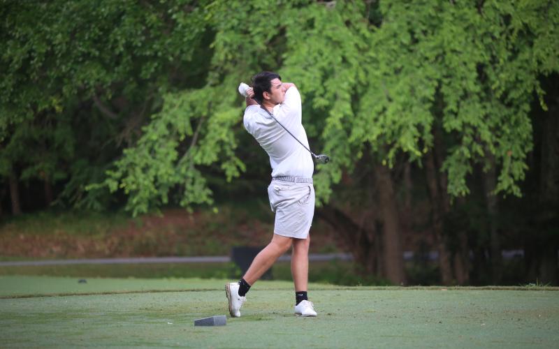 Nolan Henderson shot a 160 at the 2026 GHSA state championships and finished tied for 11th overall. (Photo by Bo Underwood)