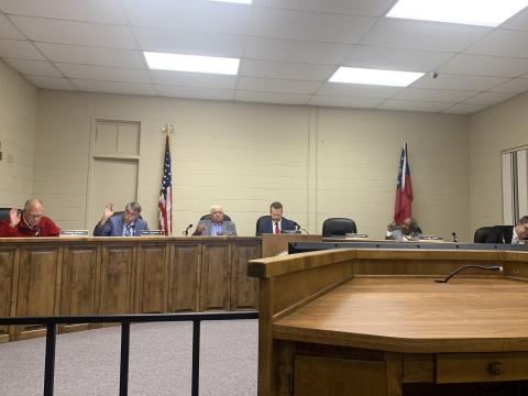 The Elbert County BOC at the regular monthly meeting Nov. 12.  