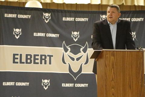 Elbert County Comprehensive High School AD Brian Turner says there is a fine line to walk when it comes to Georgia High School Association compliance. (Photo by Cary Best)