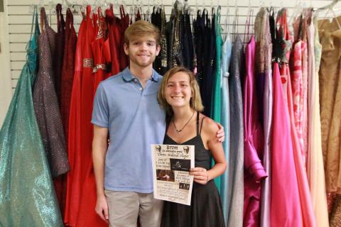 There’s going to be a prom - rather a “Brom,” after all! Madison Harpold and Ethan Cone say the June 27 event will be open to any student from any county that didn’t get to have a prom because of COVID-19. (Photo by Scoggins)