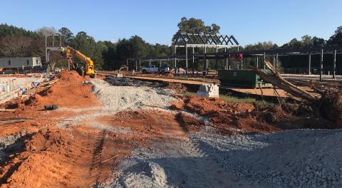 A new look at Athens Technical College’s Elberton campus...classrooms, laboratories and an arena building are scheduled to be completed in August of 2021. (Photo by Jones)