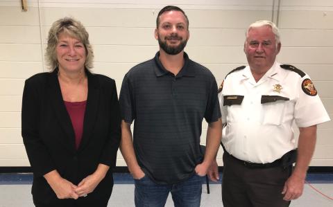 Elbert County Sheriff candidates (L-R) Jeri Lyn Berryman, Wesley McConnell and incumbent Melvin Andrews. (Photo by Jones)