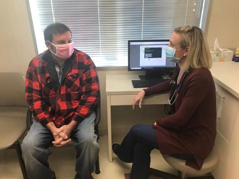 It took a while to get back, but Nurse Practitioner Jennifer Coble has returned to The Medical Center of Elberton. (Photo by Jones)
