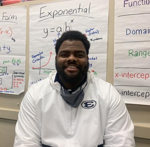 ‘To further your education and help yourself, in the long run, to become more successful’ is Turman’s goal for teaching and coaching. (Photo by Scoggins)