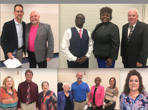 Candidates are clockwise (L-R) Graves, Bray, Jones, Gray, Butler, Duck, Harpold, Rice, Maxwell, Turpin, Clark, Sellers and Elrod. (Photos by Jones)