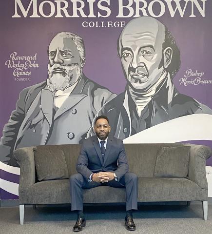 Elbert County native James Freddy Allen was recently promoted to the Associate Vice President for Enrollment and Student Services at Morris Brown College in Atlanta. Allen is using his position to give back to students and attributes his success to his Elbert County roots. 