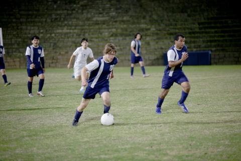 Devils soccer coach Luke Hall said freshman Christian Richey has stepped up during the 2022 season when needed to fill empty slots in the Devils’ lineup. (Photo by Wells)