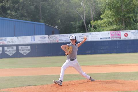 The Elbert County Diamond Devils played in a serious of summer league games throughout June to give the team practice, create opportunities for players to learn different playing positions and create a team bonding experience. Pictured during one the games is Diamond Devil Cole Acker