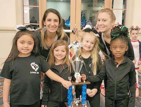 The group consists of Kolynns Bellew, Ari Fortson, Yeicelyn Mills and Everlee Pulliam and is coached  by Vanessa Gilmore and Candice Dorsey.