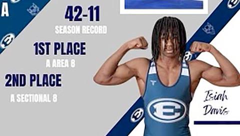 Junior Mat Devils Carter Fleming and Isaiah Davis finished fourth and fifth in the state during the GHSA state tournament Feb. 17. 