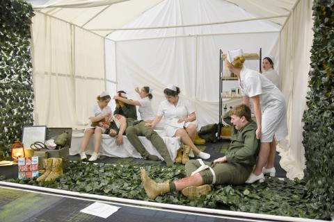 The Elbert County Comprehensive High School Beta Club brought home first place in the state for the Living Literature competition during the Georgia State Beta Club Convention in Savannah Jan. 25 through Jan. 27. The club won for portraying a scene from the book “Pure Grit” and will compete nationally in June.