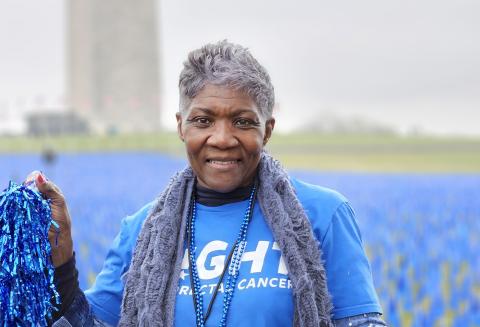 Colon cancer survivor and founder of the Elbert County Colon Cancer Support Group Pam Allen traveled to Washington, D. C. earlier this month to advocated for colorectal cancer research as part of Colon Cancer Awareness month. 