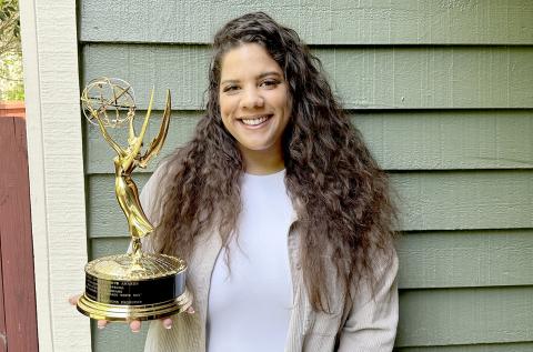 Elbert County native Emily McLanahan won a coveted 2022 Emmy Award in the Oustanding Live Special category for her work with FOX Sports in 2021. 