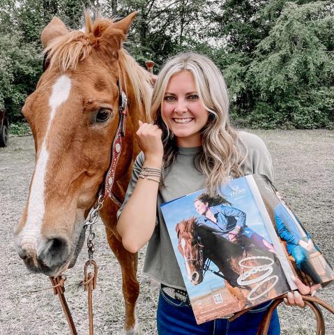 Elbert County native and Tena's employee Sydney Baston is the featured model on VAHAN Jewelry's new "Jewelry for Every Lifestyle" campaign. Baston, along with horse "Uno" had a photoshoot in Elbert County for the campaign, which is now featured in magazines, and is set to be on billboards and other advertisements, across the country.