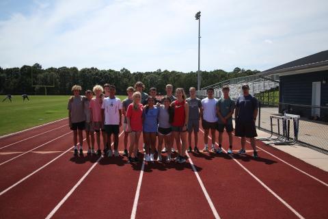 The 2023 Devil and Lady Devil Cross Country teams include Conner Holland, Ezra Adamson, Mason Dove, Anthony Linares, David Moore, Mitchell Wheeler, Sam Gailey, Michael “Tommy” Beahringer, Iain Lavere, Grant Owens, Josiah Harkins, Ronny Medellin, Dakota Toole, Kennedy Ray, Cassidy Montgomery, Samantha Walsky, Yamilet Martinez, Carina Medellin, Makaylie Harris, Stephanie Espinosa, Linda Garcia, Isabella Harpold, Eva Garcia, Ava Dunbrack, Devisha Desai and Alexandra House. (Photo by Wells))