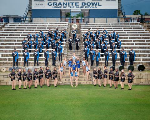 The Blue Devil Band is ready to kick off the 2023 season with their new performance named "In the Stone."