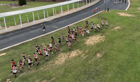 The Elbert County Rams and Lady Rams cross country teams had every runner post season-best times as they competed in a meet hosted by Stephens County Sept. 12.  The Rams were led by Eli Alexander, who posted an eighth place finish with a time of 13 minutes and 58.03 seconds while the Lady Rams were led by Kaley Alexander, who finished in 14th place with a time of 17 minutes and 17.24 seconds. (Photo submitted by Brad Brown)