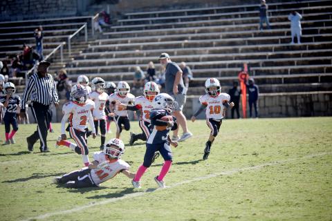 The Elbert County Parks and Recreation Department hosted the regular season finale of games in the Historic Granite Bowl Oct. 21. Elbert’s 6U, 7U, 8U, 9U and 10U teams played while the 11U team was on a bye. (Photo by Wells)