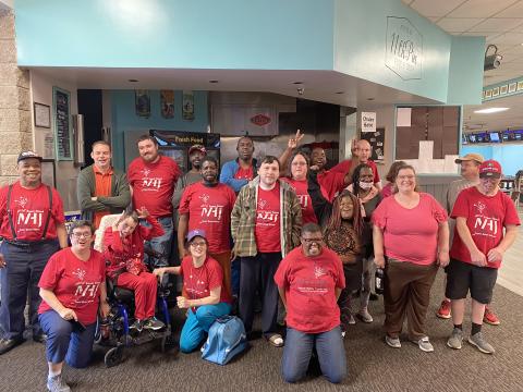 Pictured during the celebration are Renee Tucker, Jamie Hobbs, Yvonne Billings, Stephanie Maxwell, Major Baker, Max Chilian, Jim Blackmon, Montarius Harper, Taco Ardister, Joseph Lee, Patrick Armstrong, Brittany Carter, Brooks James, Tierra Hughes, Joyce Wilborn, Kyle Culbertson, Janice Smith, Ashley Grindle, Casey Stripland and Lee Durden. 