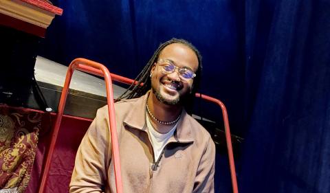 Rendarris "Ren" Gaines will take The Elbert Theatre stage March 15 as the "Leading Player" in "Pippin" and one of the theatre's first leading black actors. (Photo courtesy of The Elbert Theatre)