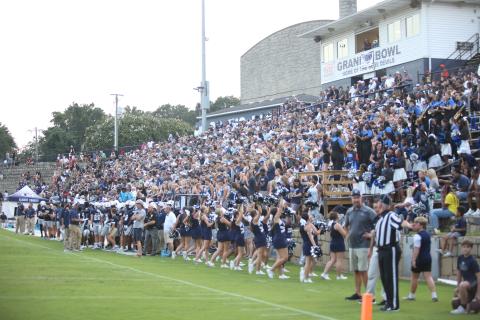 Fans packed the first home game against Hart County on Aug. 16. (Photo by Wells)