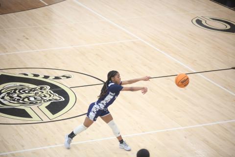 Tiyah Turman led the Lady Devils basketball team into the 2024-2025 season. (File photo by Wells)