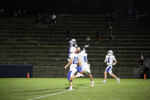 Senior tight end Brady Dickerson was named first-team all-state by both the Atlanta Journal Constitution and Recruit Georgia after a season where he led the Devils in both receiving yards and receiving touchdowns. (File photo by Wells)