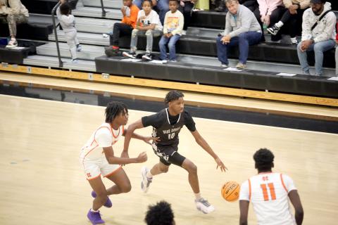 A.J. Brown led the Devils in scoring against Oglethorpe County after finishing with a career-high 33 points. (File photo by Wells)
