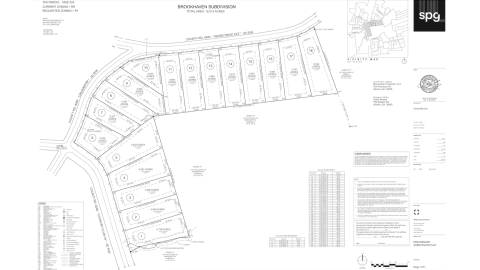 Brookhaven Subdivision Proposed Plan