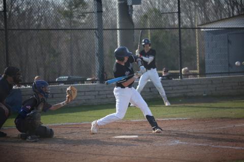 Colson Brown led the Devils in hits in the series against Rabun County last week with five total hits across the three-game span. Brown also shared the lead in RBIs with two, and pitched for five complete innings in the second game of the series. (File photo by Wells)