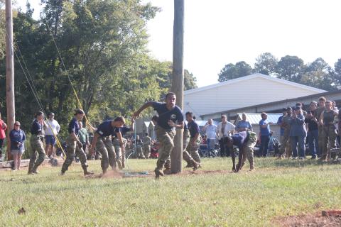 Elbert County Comprehensive High School’s JROTC Raiders hosted their annual home meet Oct. 18. (Photo by Mark Wells)