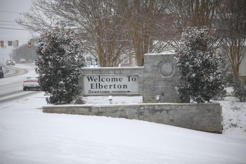 A snowstorm dusted Elbert County with a layer of snow Jan. 10. (File photo by Mark Wells)