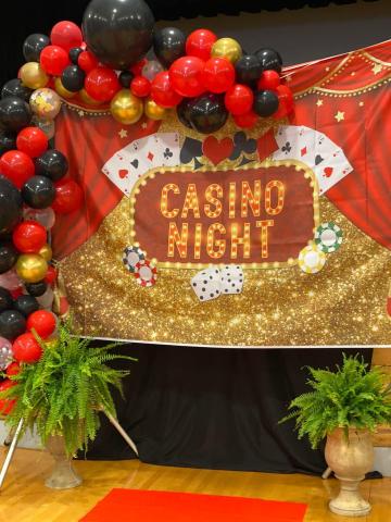 Casino night graphic