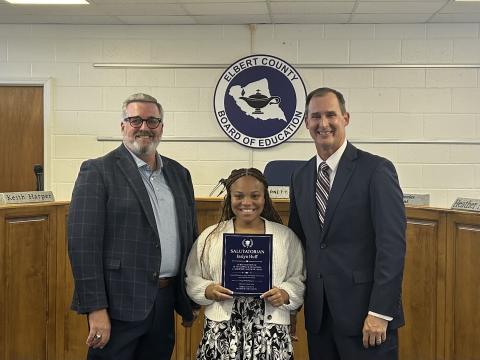 Jaslyn Huff is the Class of 2026 Elbert County Comprehensive High School salutatorian. (Photo by Bo Underwood)