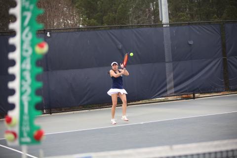 Emily Poon was named Region 8A Division I Girls’ Tennis Player of the Year after a 15-0 singles record. (Photo by Bo Underwood)