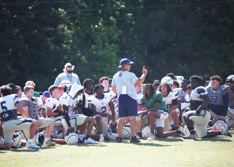 The Elbert County football team held spring practice last week to prepare for the 2026 football season. The Blue Devils went 5-7 last season, beating Oglethorpe in the first round of the playoffs before falling to Gordon Lee in a close 17-12 loss in the next round. This will be the team's second season under head coach Andy Dyer. (Photos by Bo Underwood)